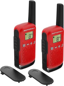 MOTOROLA TALKABOUT T42 WALKIE TALKIE 4KM RED