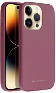 ROAR MATTE GLASS CASE FOR IPHONE 14 PRO CLARET