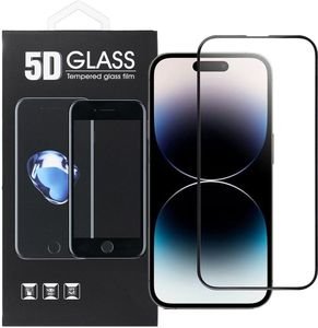 5D FULL GLUE TEMPERED GLASS FOR IPHONE 14 PRO BLACK