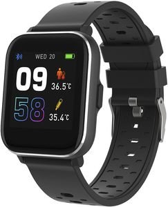 DENVER SW-165 BLACK SMARTWATCH WITH BODY TEMPERATURE