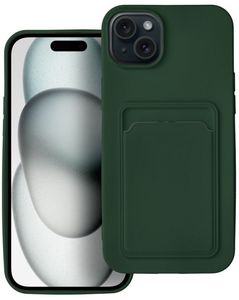 CARD CASE FOR IPHONE 15 PLUS GREEN