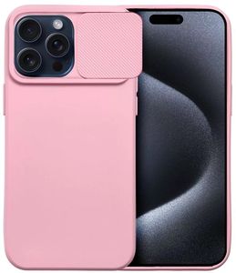 SLIDE CASE FOR IPHONE 15 PRO MAX LIGHT PINK