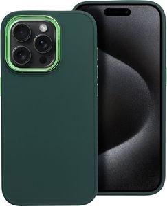 FRAME CASE FOR IPHONE 15 PRO GREEN FRAME CASE FOR IPHONE 15 PRO GREEN
