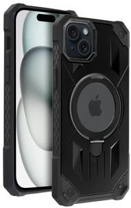 ARMOR MAG COVER CASE WITH MAGSAFE FOR IPHONE 15 PLUS BLACK