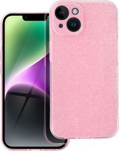 CLEAR CASE 2MM BLINK FOR IPHONE 15 PLUS PINK CLEAR CASE 2MM BLINK FOR IPHONE 15 PLUS PINK