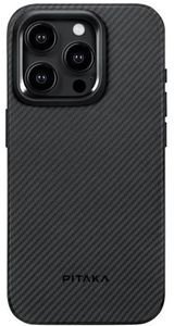 PITAKA MAGEZ PRO 4 600D CASE BLACK/GREY TWILL FOR IPHONE 15 PRO MAX PITAKA MAGEZ PRO 4 600D CASE BLACK/GREY TWILL FOR IPHONE 15 PRO MAX