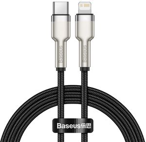BASEUS CABLE CAFULE USB TYPE-C TO LIGHTNING 20W PD 1M BLACK