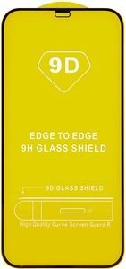 TEMPERED GLASS 9D FOR IPHONE 14 PRO MAX 6.7 BLACK FRAME
