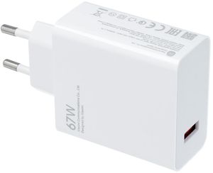 XIAOMI MI TRAVEL CHARGER 67WATT USB-A WHITE BULK