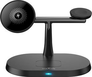 MAXLIFE MXWC-03 3IN1 WIRELESS CHARGER 15W BLACK MAXLIFE MXWC-03 3IN1 WIRELESS CHARGER 15W BLACK