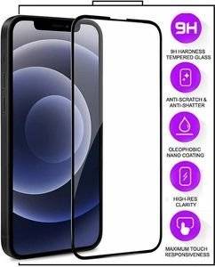 TEMPERED GLASS 10D FOR IPHONE 13 PRO MAX 6.7 / 14 6.7 PLUS BLACK FRAME