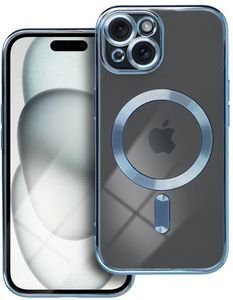 ELECTRO MAG COVER CASE WITH MAGSAFE FOR IPHONE 15 BLUE ELECTRO MAG COVER CASE WITH MAGSAFE FOR IPHONE 15 BLUE