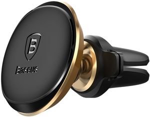 BASEUS CAR MOUNT MAGNETIC WITH CABLE CLIP GOLD BASEUS CAR MOUNT MAGNETIC WITH CABLE CLIP GOLD