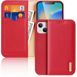 DUX DUCIS HIVO LEATHER WALLET CASE FOR APPLE IPHONE 15 CZERWONE DUX DUCIS HIVO LEATHER WALLET CASE FOR APPLE IPHONE 15 CZERWONE