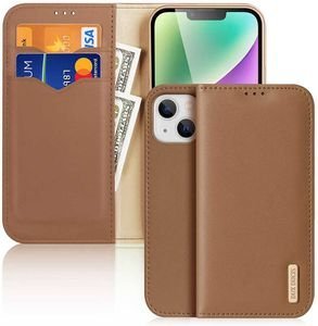 DUX DUCIS HIVO LEATHER WALLET CASE FOR APPLE IPHONE 15 PLUS BROWN DUX DUCIS HIVO LEATHER WALLET CASE FOR APPLE IPHONE 15 PLUS BROWN