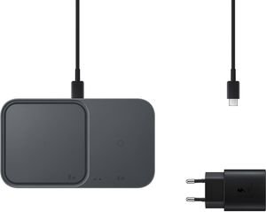 SAMSUNG WIRELESS CHARGER DUO WITH WALL CHARGER TA EP-P5400TB BLACK SAMSUNG WIRELESS CHARGER DUO WITH WALL CHARGER TA EP-P5400TB BLACK