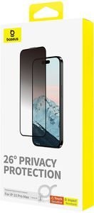 BASEUS DIAMOND IPHONE 15 PRO MAX PRIVACY PROTECTION TEMPERED GLASS BASEUS DIAMOND IPHONE 15 PRO MAX PRIVACY PROTECTION TEMPERED GLASS
