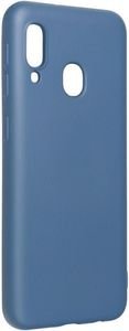 FORCELL SILICONE LITE BACK COVER CASE FOR SAMSUNG GALAXY A20E BLUE