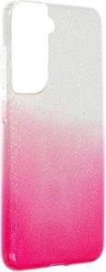 FORCELL SHINING CASE FOR SAMSUNG GALAXY S21 FE CLEAR/PINK
