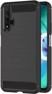 FORCELL CARBON BACK COVER CASE FOR HUAWEI HONOR 20 / NOVA 5T BLACK