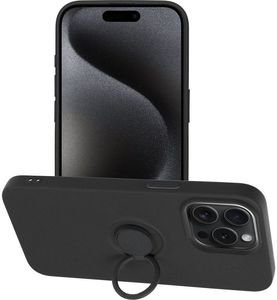 SILICONE RING CASE FOR IPHONE 15 PRO MAX BLACK SILICONE RING CASE FOR IPHONE 15 PRO MAX BLACK