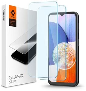 SPIGEN GLASS TR SLIM 2 PACK FOR SAMSUNG GALAXY A14 5G SPIGEN GLASS TR SLIM 2 PACK FOR SAMSUNG GALAXY A14 5G
