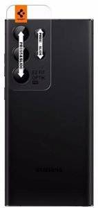 SPIGEN GLASS EZ FIT OPTIK PRO 2 PACK BLACK FOR SAMSUNG GALAXY S23 ULTRA