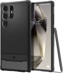 SPIGEN RUGGED ARMOR MATTE BLACK FOR SAMSUNG GALAXY S24 ULTRA