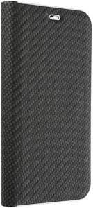 FORCELL LUNA CARBON FLIP CASE FOR SAMSUNG GALAXY A12 BLACK