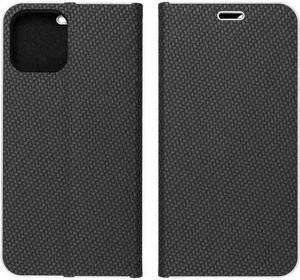 FORCELL LUNA CARBON FLIP CASE FOR XIAOMI REDMI NOTE 10 5G BLACK