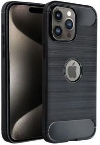 CARBON CASE FOR IPHONE 15 PRO MAX BLACK