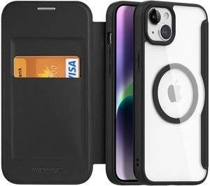DUX DUCIS SKIN X PRO FOLIO CASE WITH MAGSAFE FOR APPLE IPHONE 15 BLACK