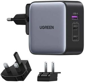 CHARGER GAN UGREEN CD296 65W PDX2 & QC4.0Χ1 90409 CHARGER GAN UGREEN CD296 65W PDX2 & QC4.0Χ1 90409