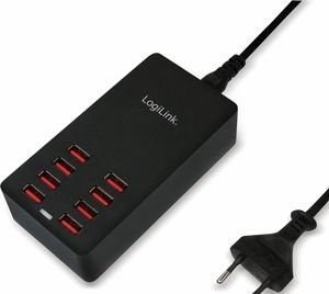 LOGILINK PA0140 8-PORT USB TABLE CHARGER 240V 5V/8.8A LOGILINK PA0140 8-PORT USB TABLE CHARGER 240V 5V/8.8A