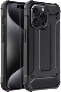 ARMOR CASE FOR IPHONE 15 PRO MAX BLACK ARMOR CASE FOR IPHONE 15 PRO MAX BLACK