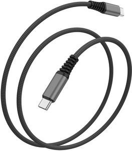 4SMARTS USB-C TO USB-C CABLE PREMIUM CORD 100WATT 1.5M BLACK