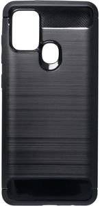 FORCELL CARBON BACK COVER CASE FOR SAMSUNG GALAXY A21S BLACK