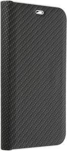 FORCELL LUNA CARBON FLIP CASE FOR SAMSUNG GALAXY A40 BLACK