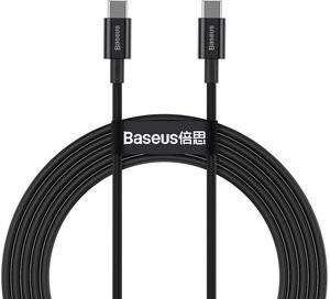 BASEUS SUPERIOR SERIES CABLE USB-C TO USB-C 100W 2M BLACK