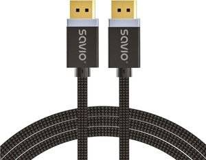 SAVIO CL-165 DISPLAYPORT (M)  DISPLAYPORT (M) V1.4 CABLE 1M