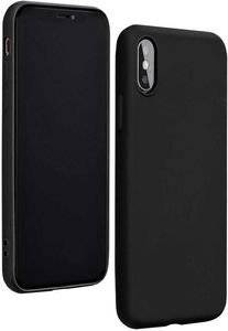 FORCELL SILICONE LITE BACK COVER CASE FOR SAMSUNG GALAXY A40 BLACK