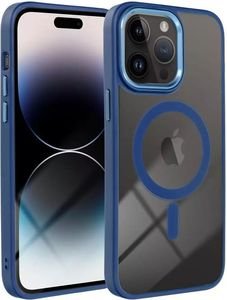 COLOR EDGE MAG COVER CASE WITH MAGSAFE FOR IPHONE 15 PRO NAVY BLUE