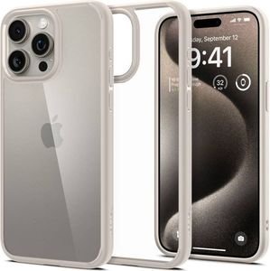 SPIGEN ULTRA HYBRID NATURAL TITANIUM FOR IPHONE 15 PRO MAX SPIGEN ULTRA HYBRID NATURAL TITANIUM FOR IPHONE 15 PRO MAX