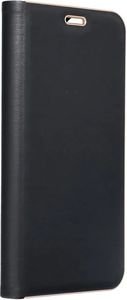 FORCELL LUNA BOOK FLIP CASE GOLD FOR HUAWEI MATE 20 LITE BLACK
