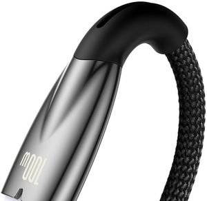 BASEUS GLIMMER SERIES USB TO TYPE-C PD 100W 2M BLACK