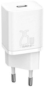BASEUS SUPER-SI QUICK CHARGER 1C 25W TYPE-C WHITE