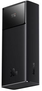 BASEUS STAR-LORD DIGITAL DISPLAY FAST CHARGING POWER BANK 30000MAH 30W CLUSTER BLACK BASEUS STAR-LORD DIGITAL DISPLAY FAST CHARGING POWER BANK 30000MAH 30W CLUSTER BLACK