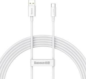 BASEUS SUPERIOR SERIES CABLE USB TO TYPE-C 65W PD 2M WHITE