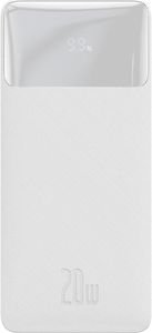BASEUS BIPOW FAST CHARGE POWER BANK PD+QC 10000MAH 20W WHITE