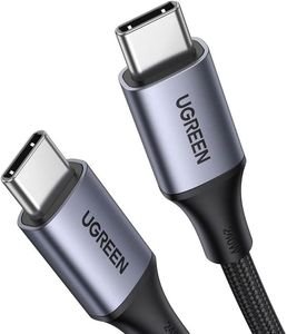 CHARGING CABLE UGREEN 240W US535 TYPE-C/TYPE-C BLACK 2M 90440